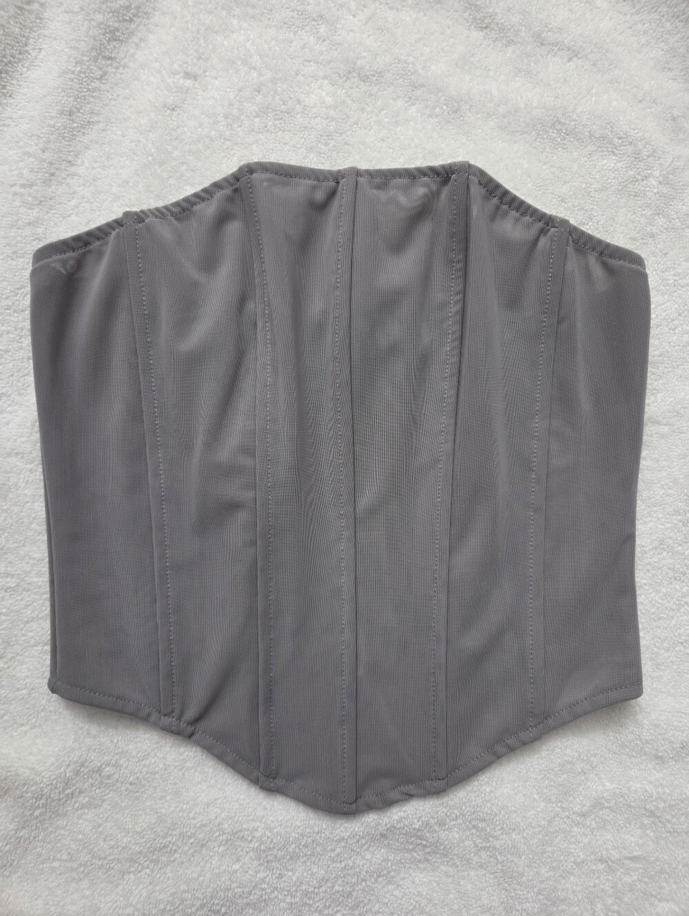 Windsor Gray Corset Top Women's Size Medium NWT